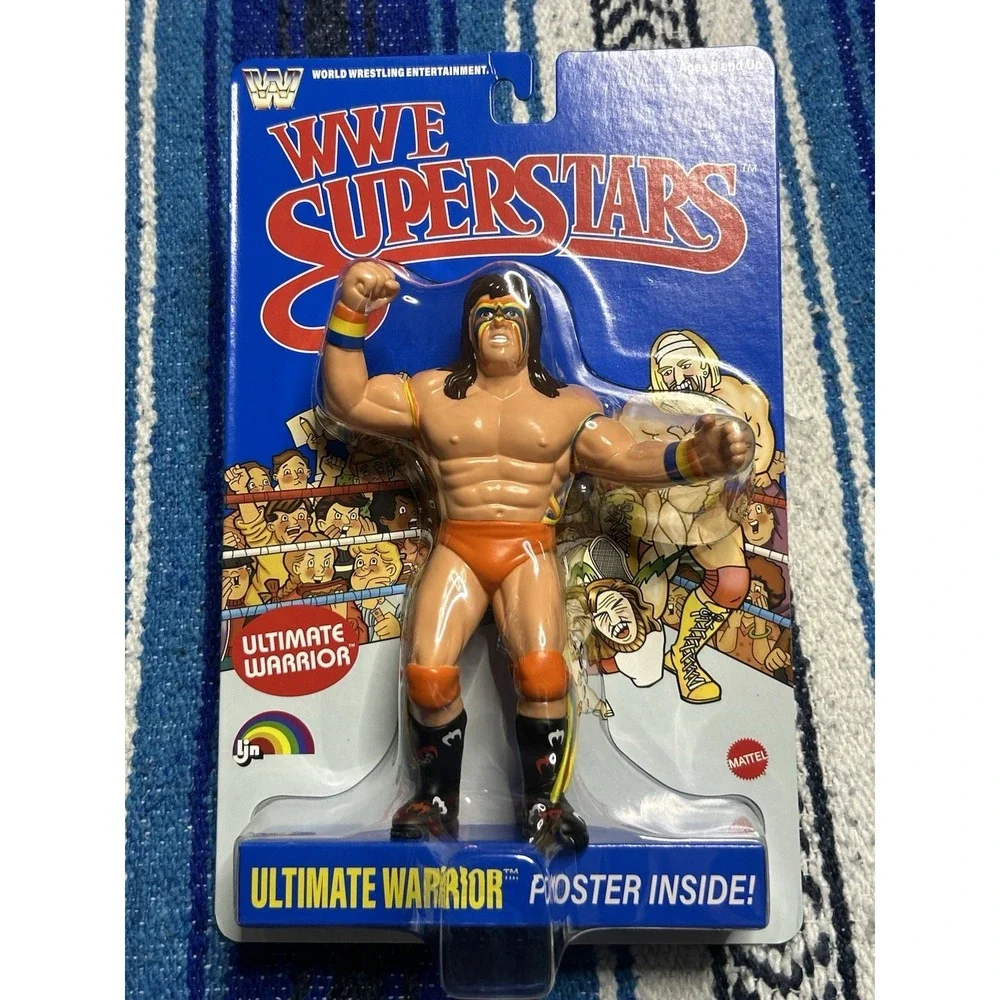 WWE Superstars Mattel Retro Ultimate Warrior Wrestling Action Figure NIB LJN